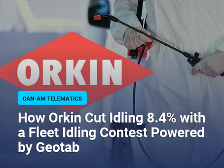 How Orkin Cut Idling 8.4% with a Fleet Idling Contest Powered by Geotab