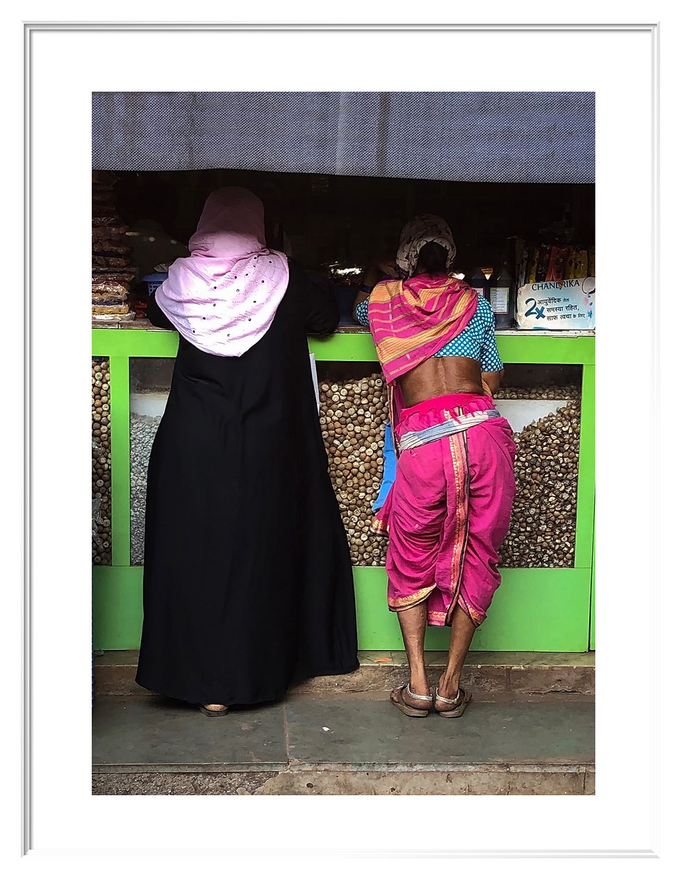 Thumbnail: Two Ladies at the grocery shop