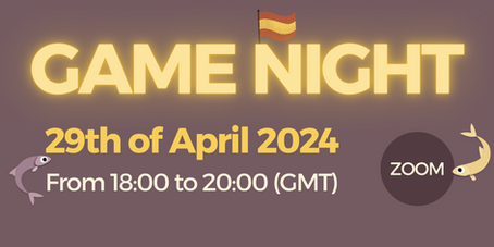 Next Game Night: 29th April