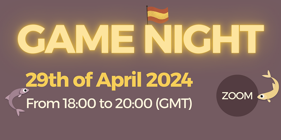 Next Game Night: 29th April