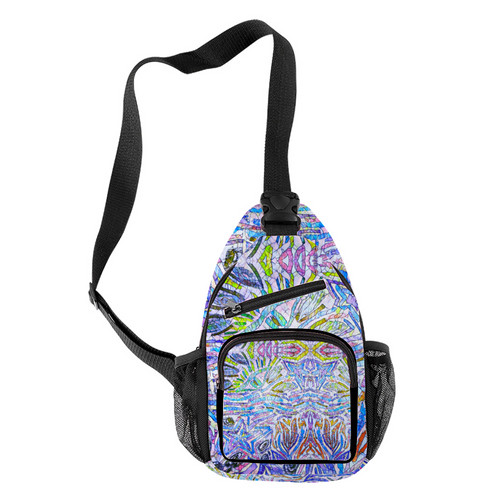 Blue Mosaic Shoulder Bag | Art by Nichole Mix