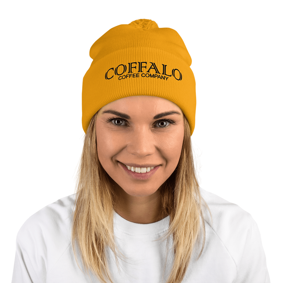Thumbnail: Coffalo Pom-Pom Beanie
