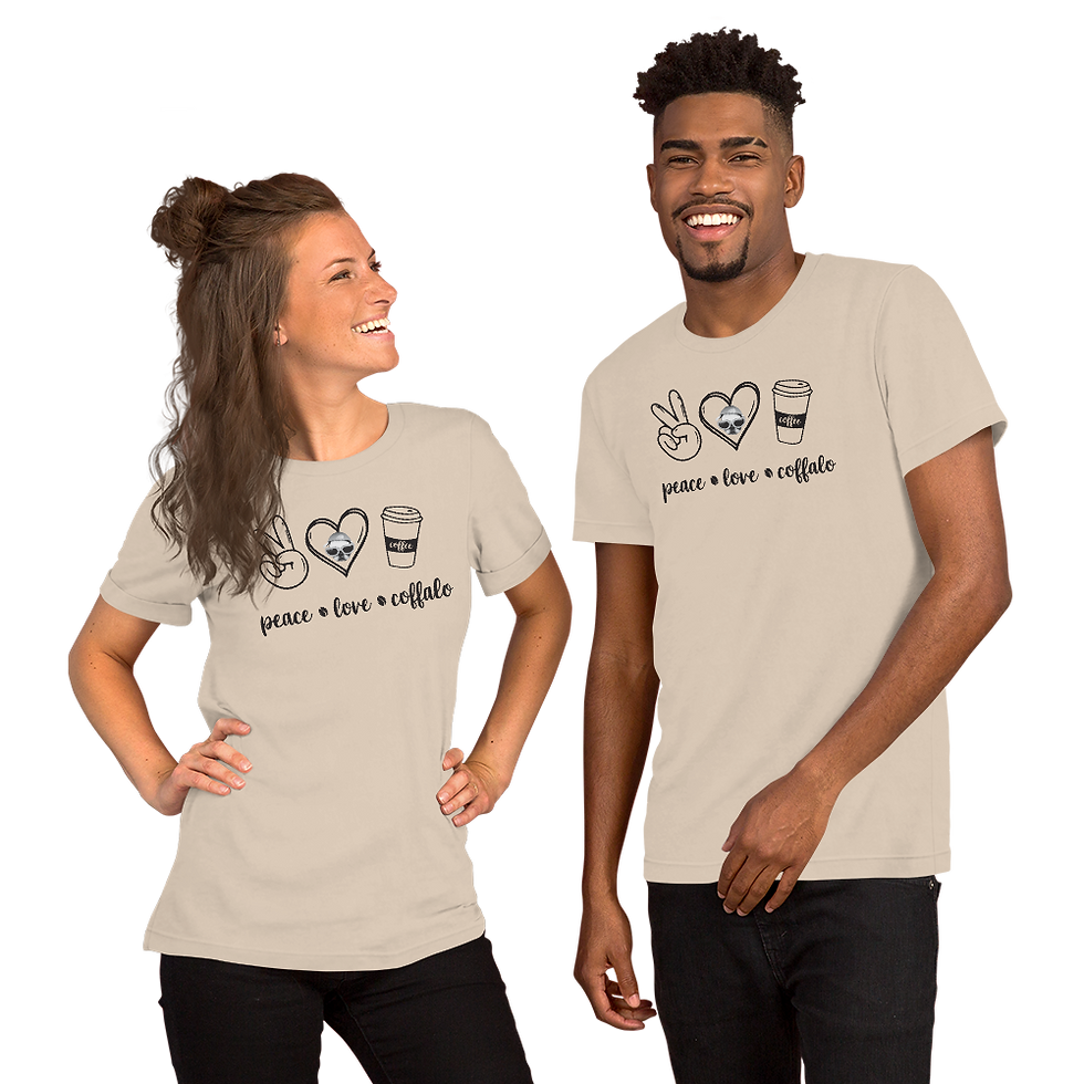 Thumbnail: Peace Love Coffalo T Shirt