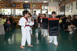 Student Belt Testing Ceremony in Porter Ranch