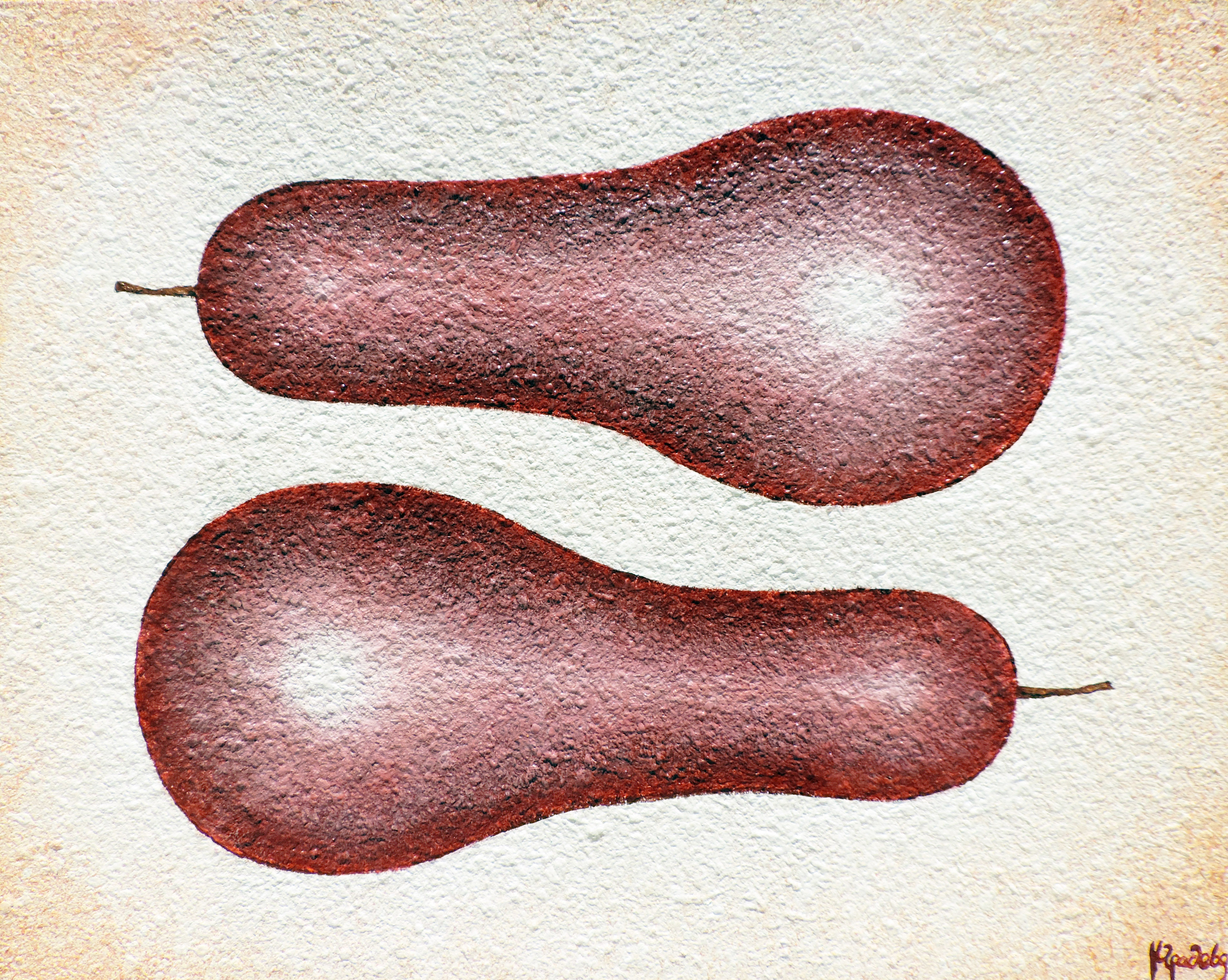 Painting "Poire à la bourguignonne"