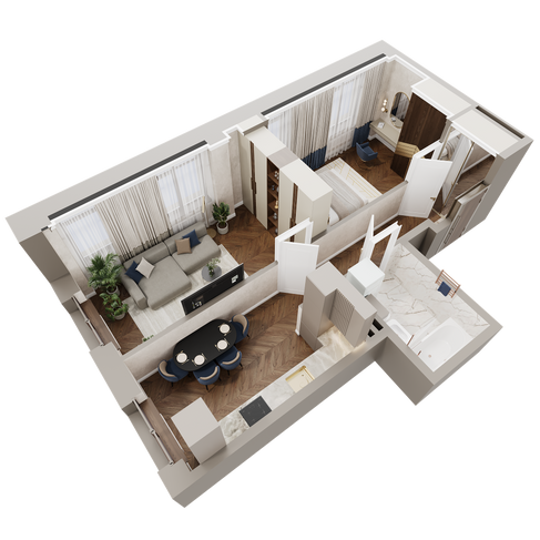 Aleksandr Gorodnichev - 227534177 ЖК Империал, г.Уфа. 2к кв. 54,1 м²_3