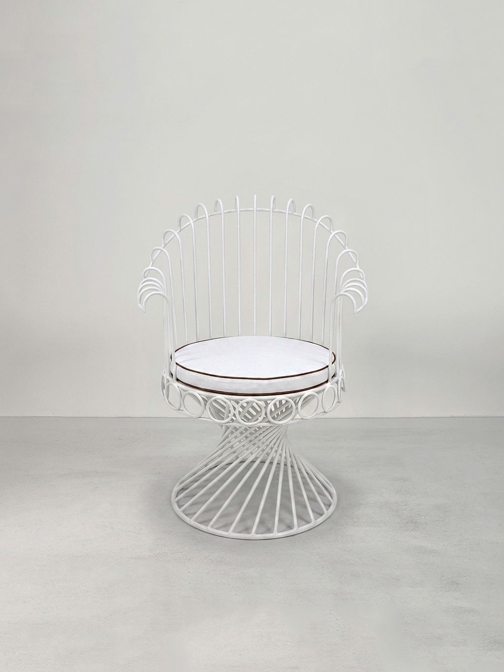 Silla efecto ratán