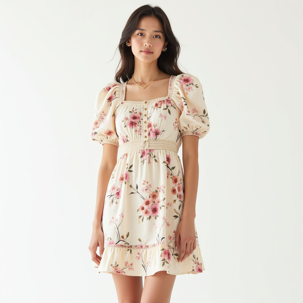 Vestido Floral Romântico