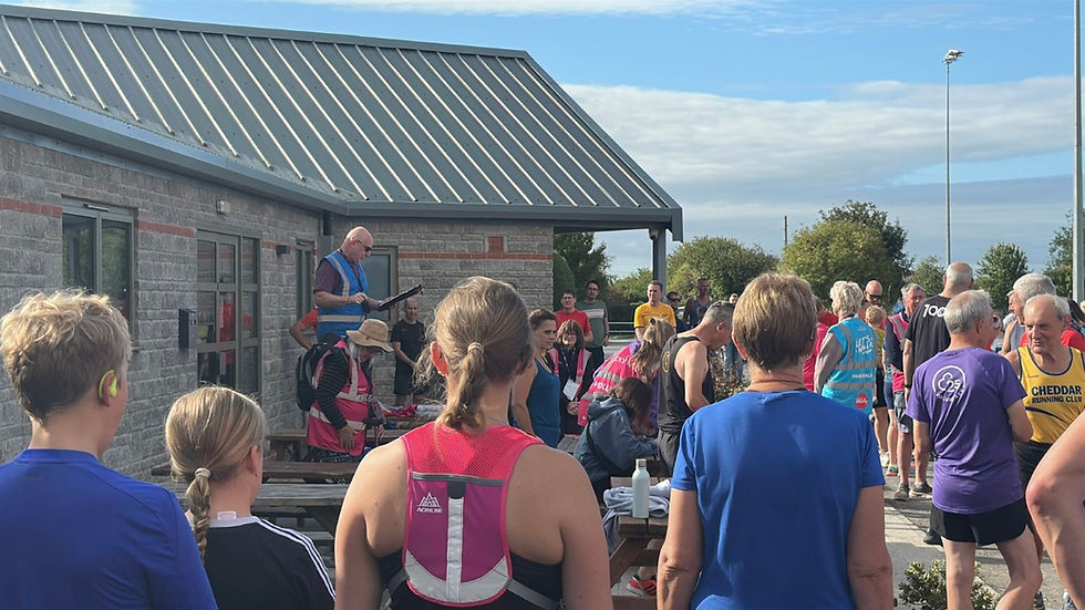 Event director giving the main briefing
