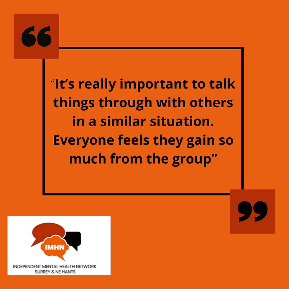 Quote from the couple “It’s really important to talk things through with others in a similar situation. Everyone feels they gain so much from the group”