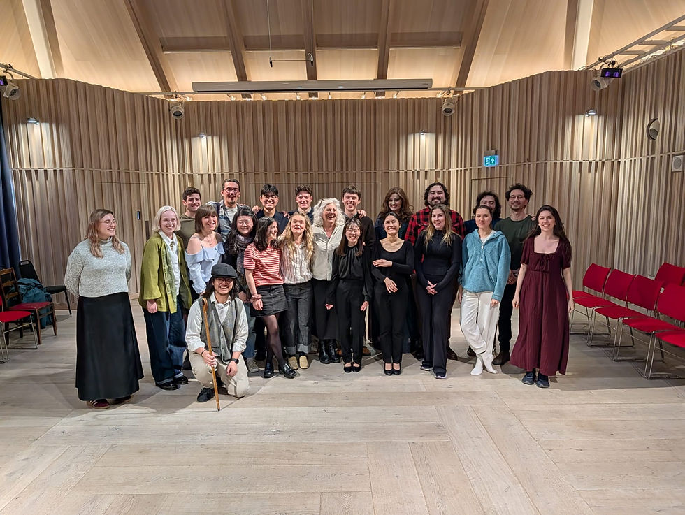 The four teams of composers/librettists/singers from the 2025-6 Opera Makers cohort