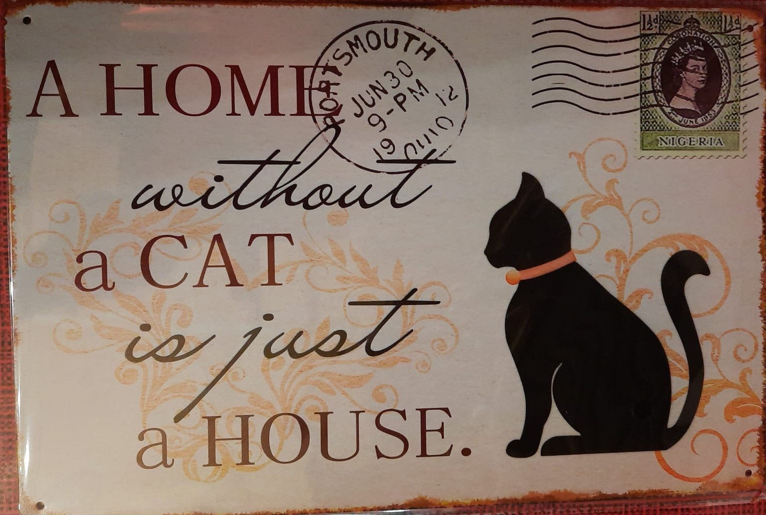 Home without a cat is just a house  WW001 Poezen en katten
