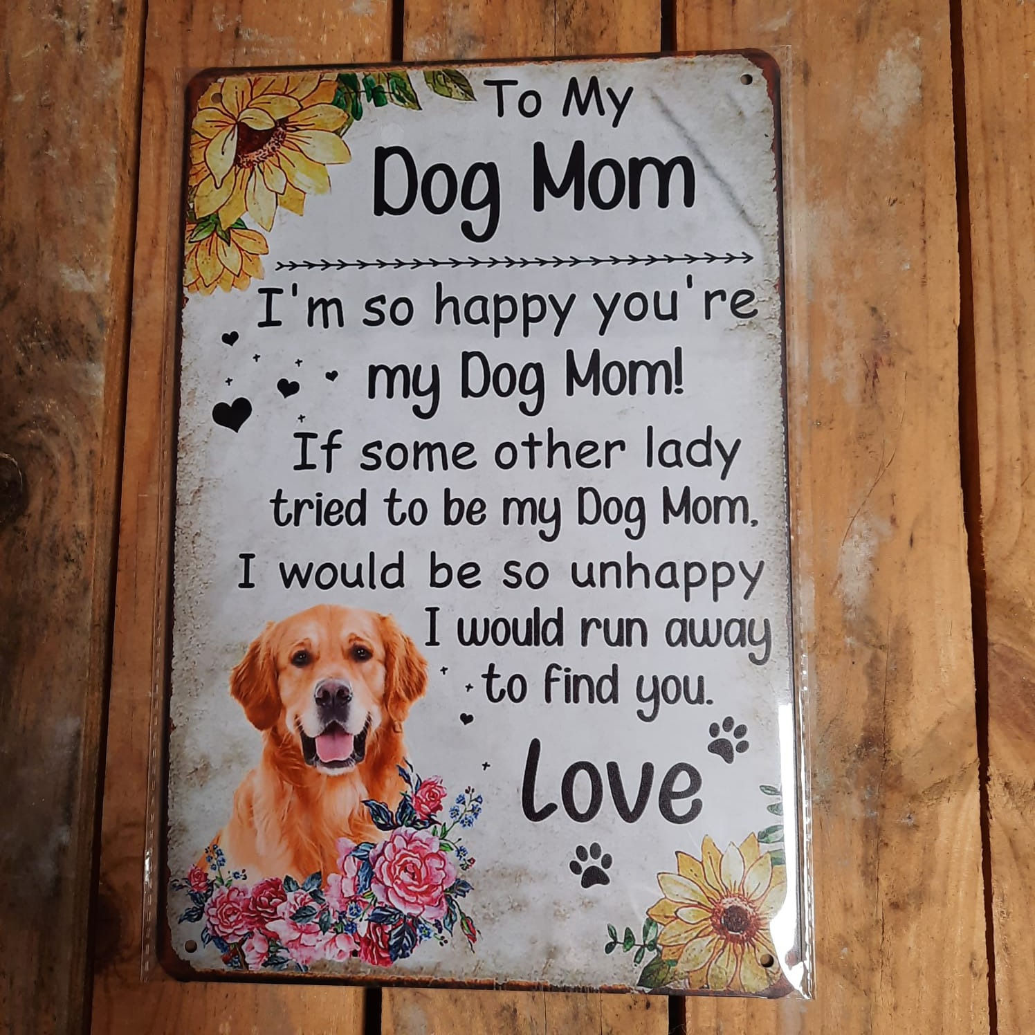 To my Dog Mom  KE010 Golden Retriever