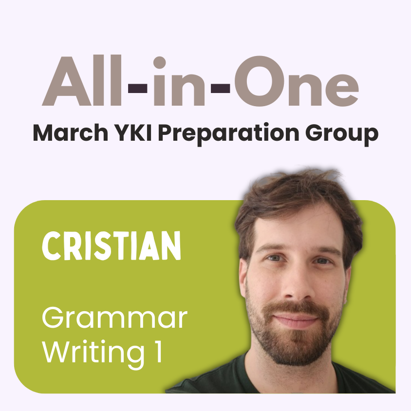 Grammar & Writing 1 with Cristian (A0-A1.2)