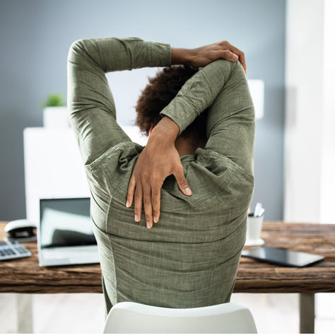 Desk Yoga Exercises