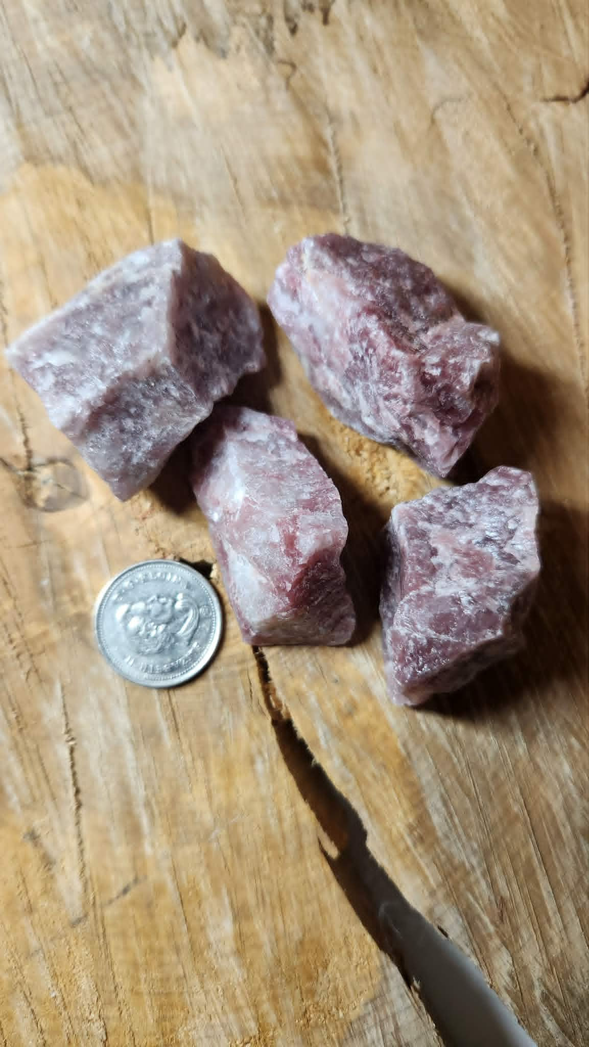 Strawberry Quartz Raw Pieces
