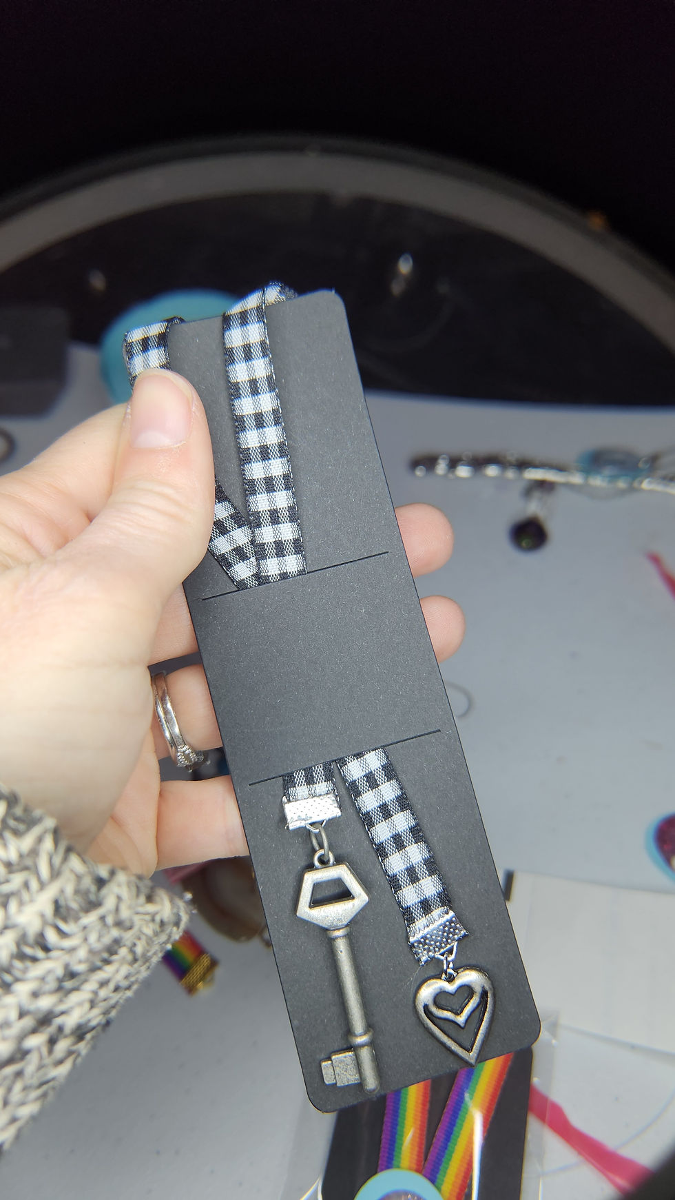 Thumbnail: Bookmark (Ribbon) - Key to My Heart