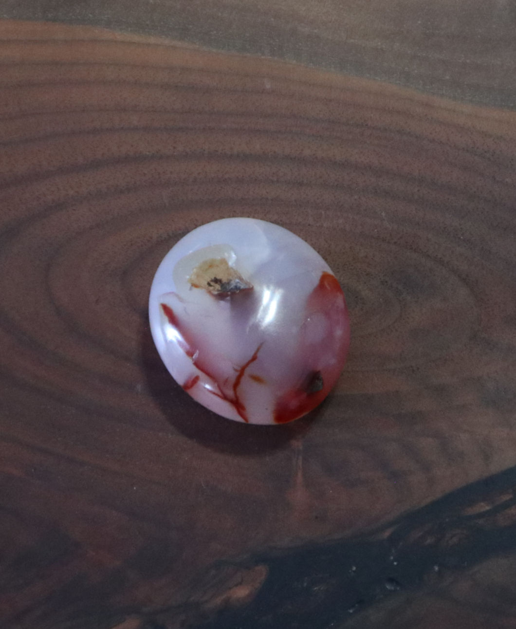 Carnelian Palm Stone - 1.3oz