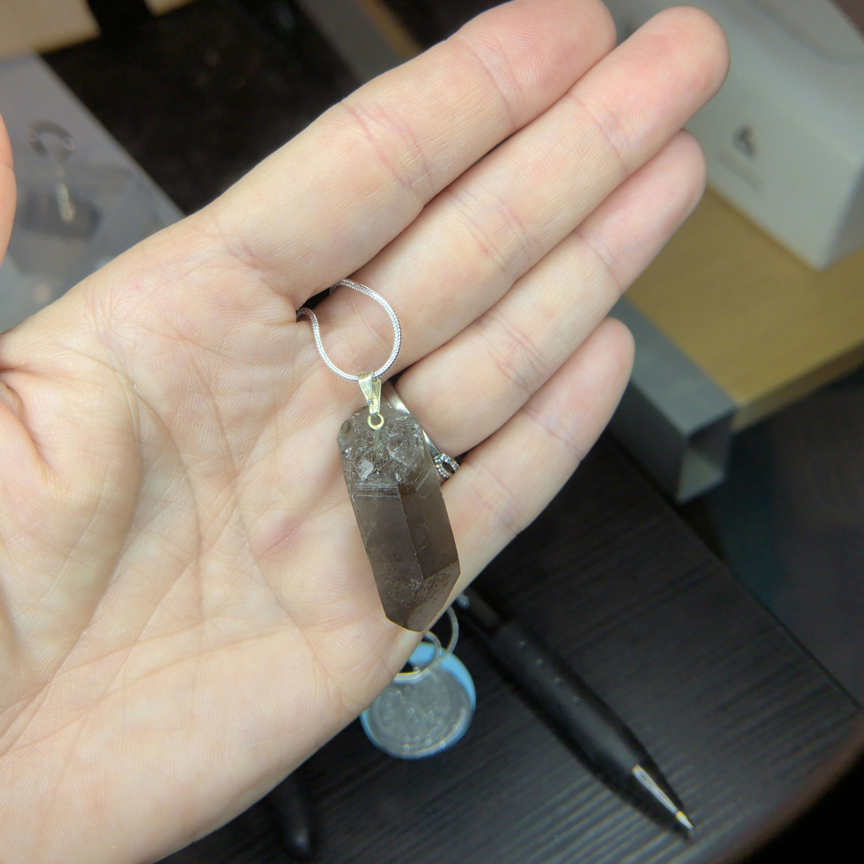 Smokey Quartz Necklace 