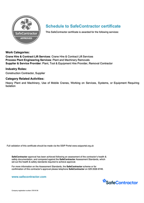 DSM Contract Lifting -
