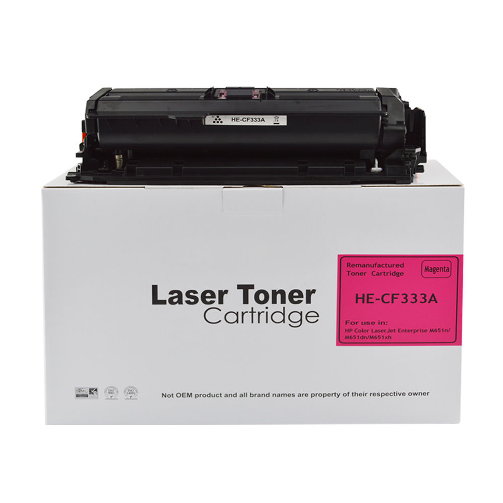 Remanufactured HP CF333A Magenta 654A Toner