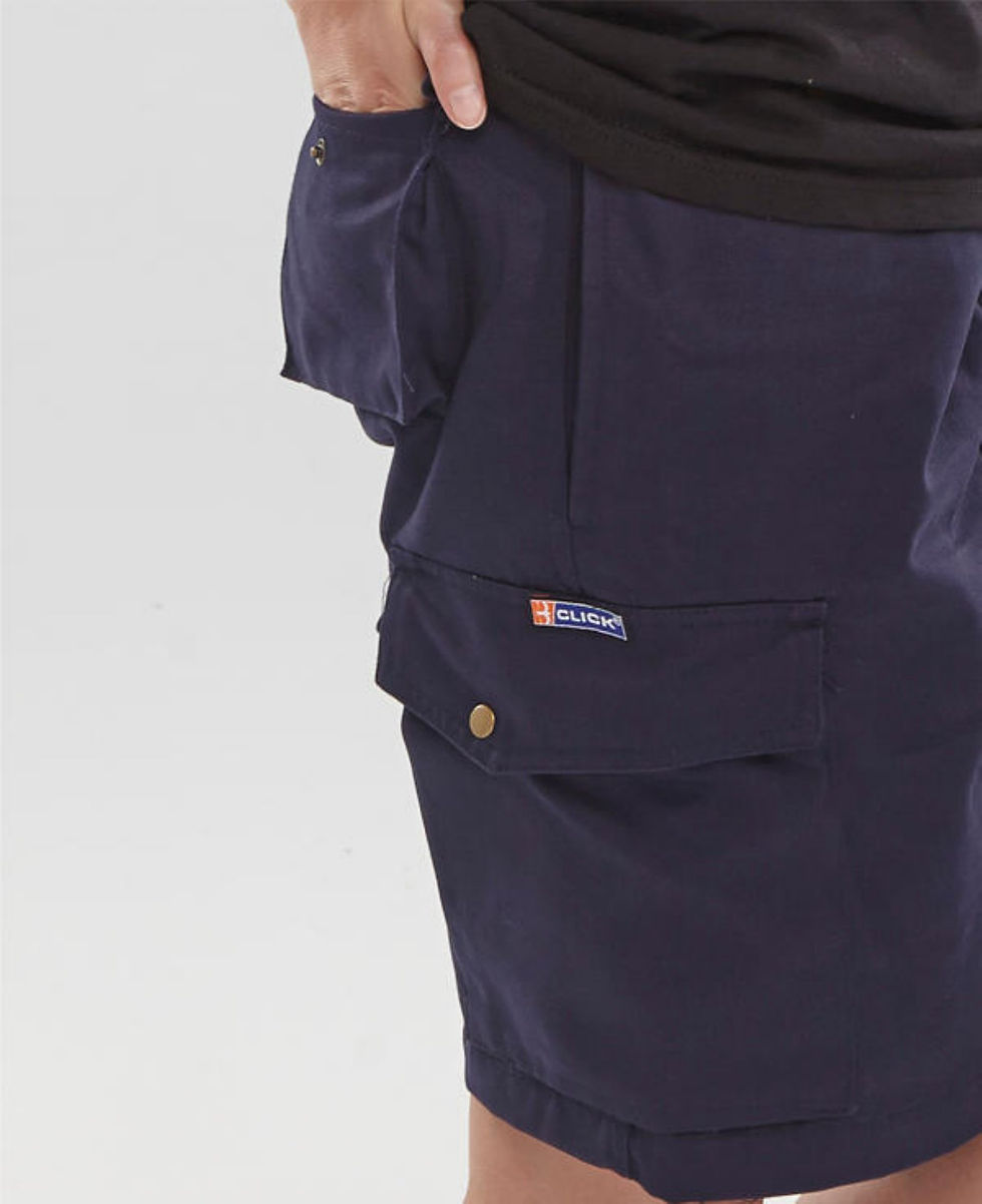 Thumbnail: Beeswift Cargo Pocket Shorts Navy Blue 30