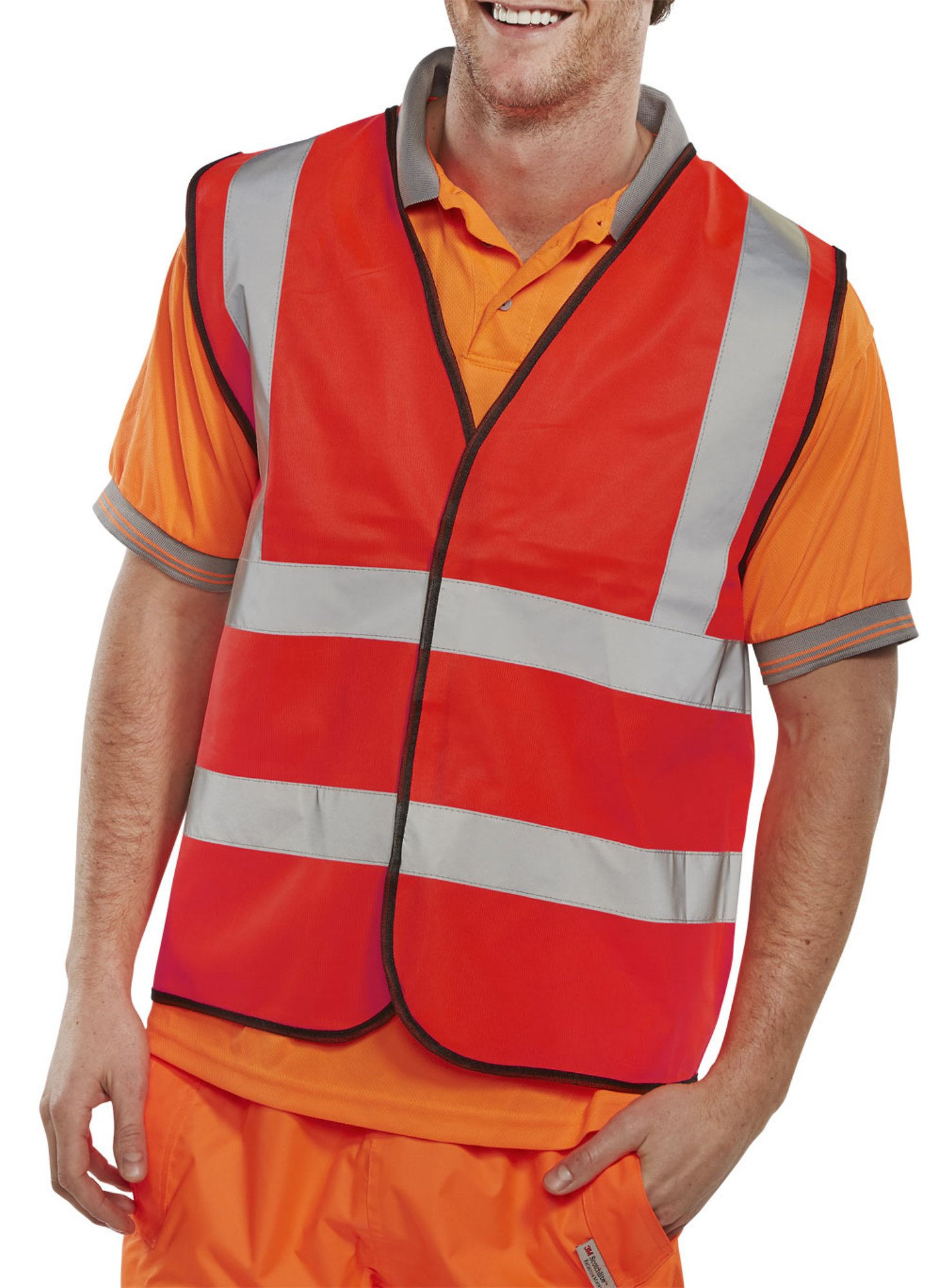 Beeswift Hi-Vis Vest Red M