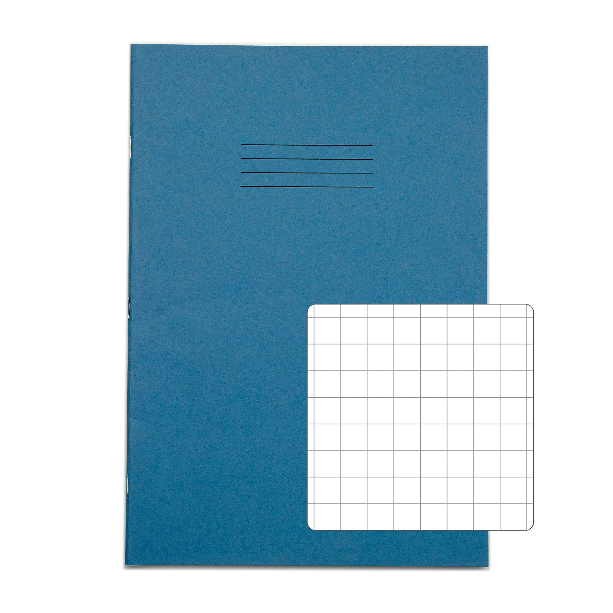RHINO A4 Exercise Book 64 Page Light Blue S10 (x10)
