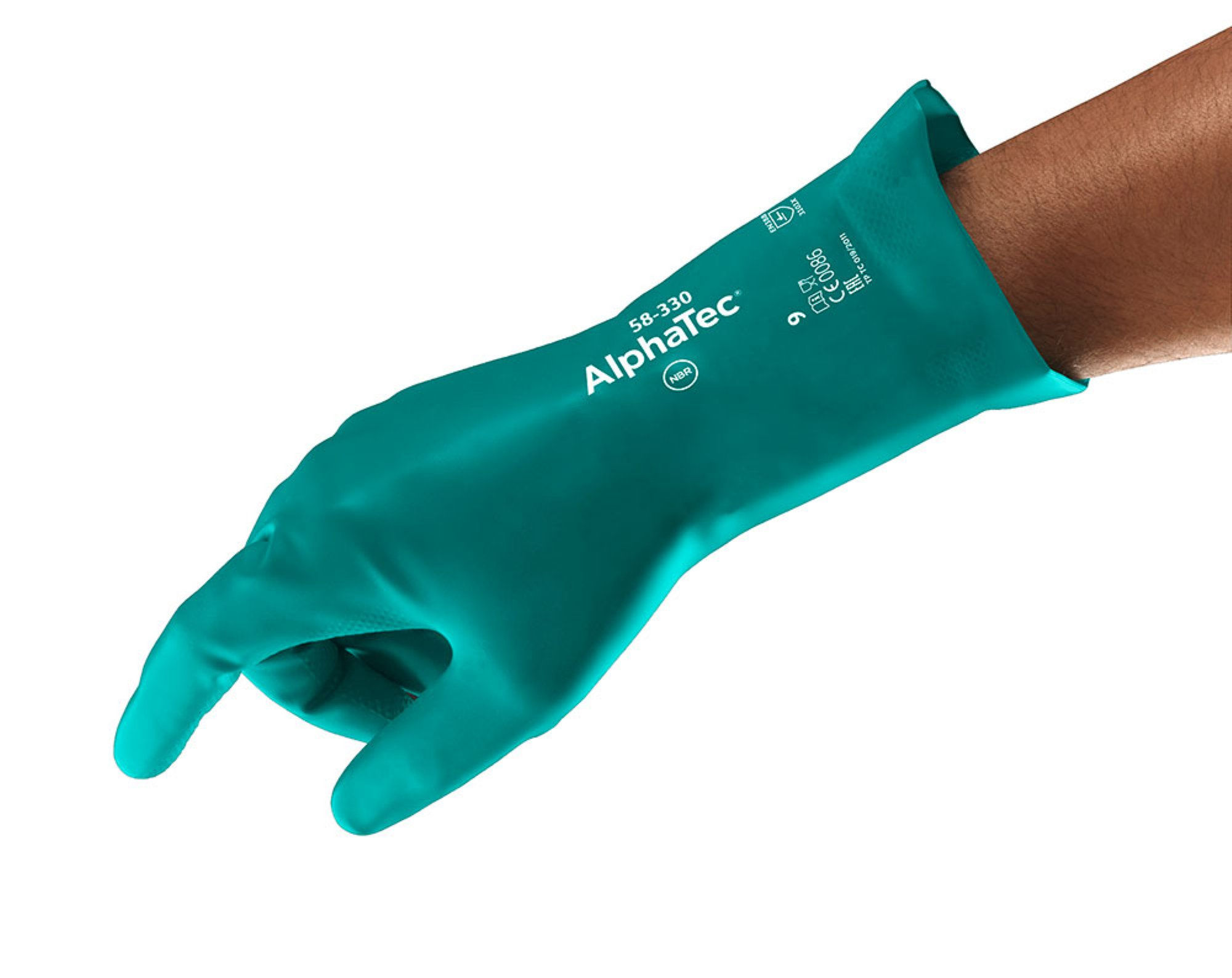 Ansell Alphatec 58 330 Glove Green Size 10 XL (x12)