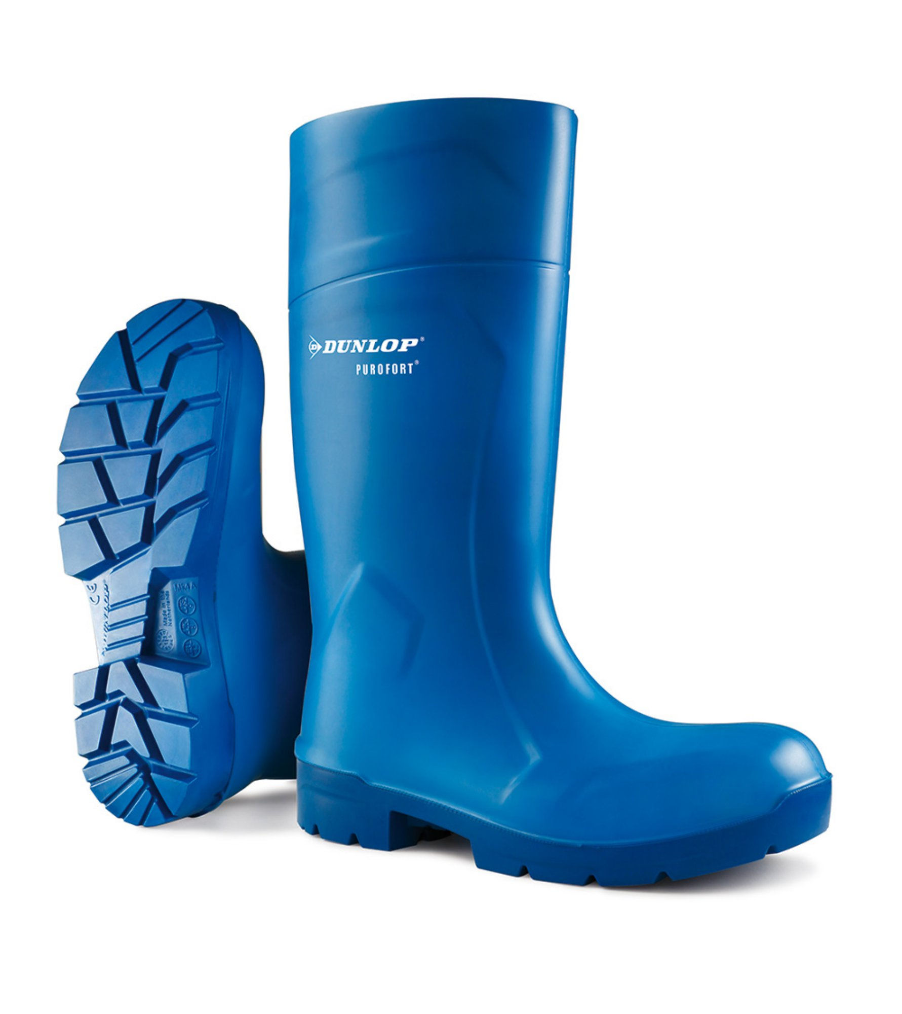 Dunlop Purofort Multigrip Safety Blue Wellington Boots 04