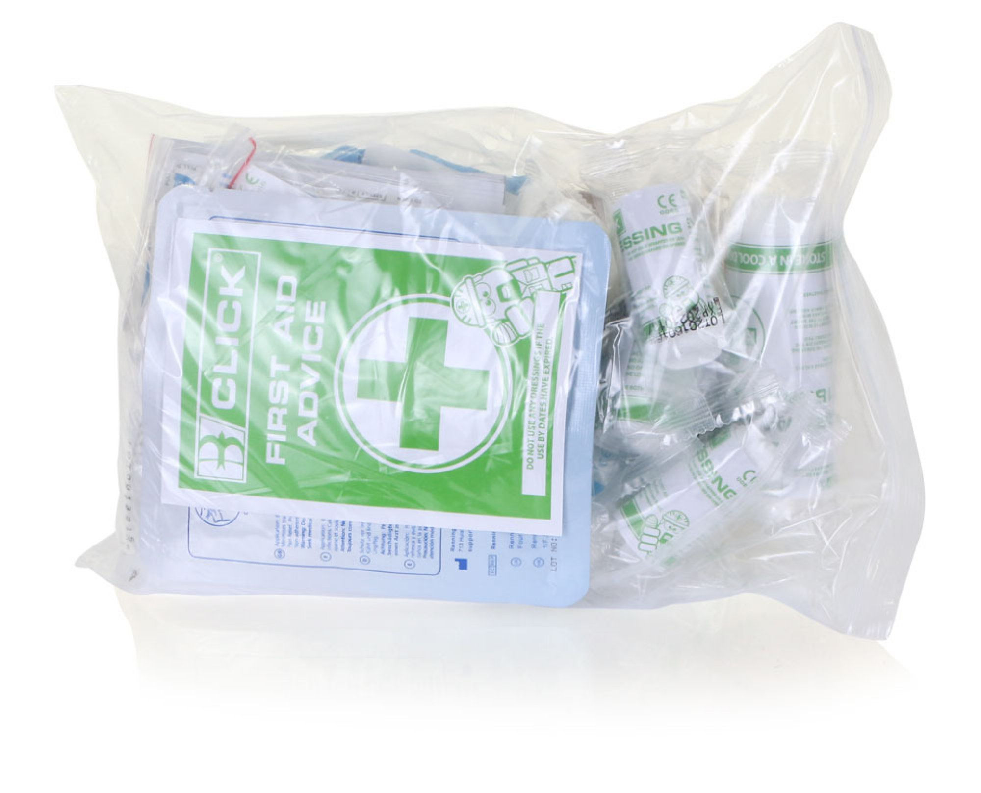 Click Medical Bsi First Aid Kit Refill Small (4401s) Clear