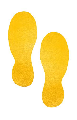 Durable Floor Shape Foot" Yellow"