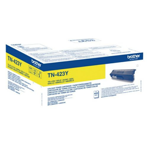 OEM Brother TN423Y Yellow 4000 Pgs Original Toner