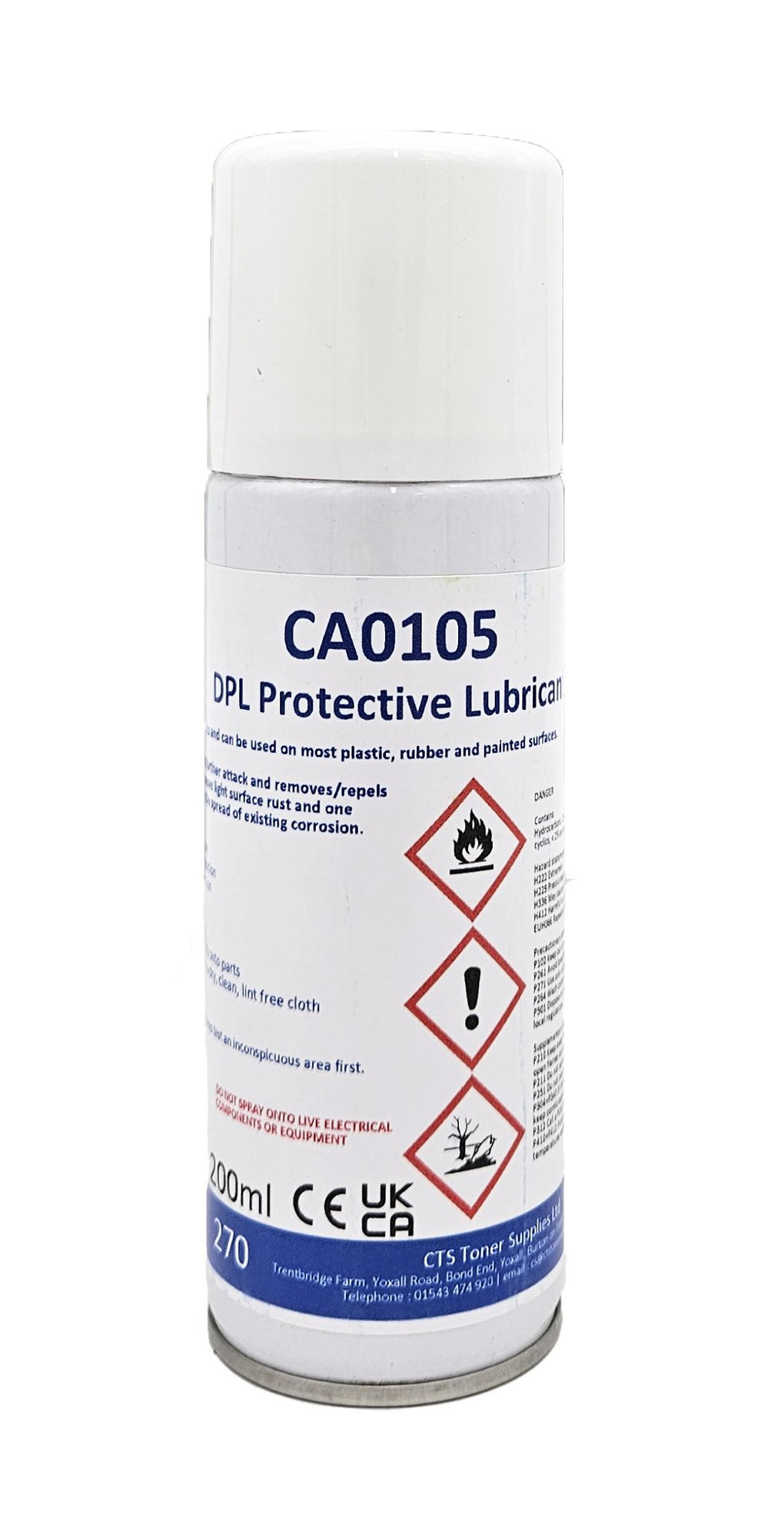 DPL Protective Lubricant 200ml Aerosol Single