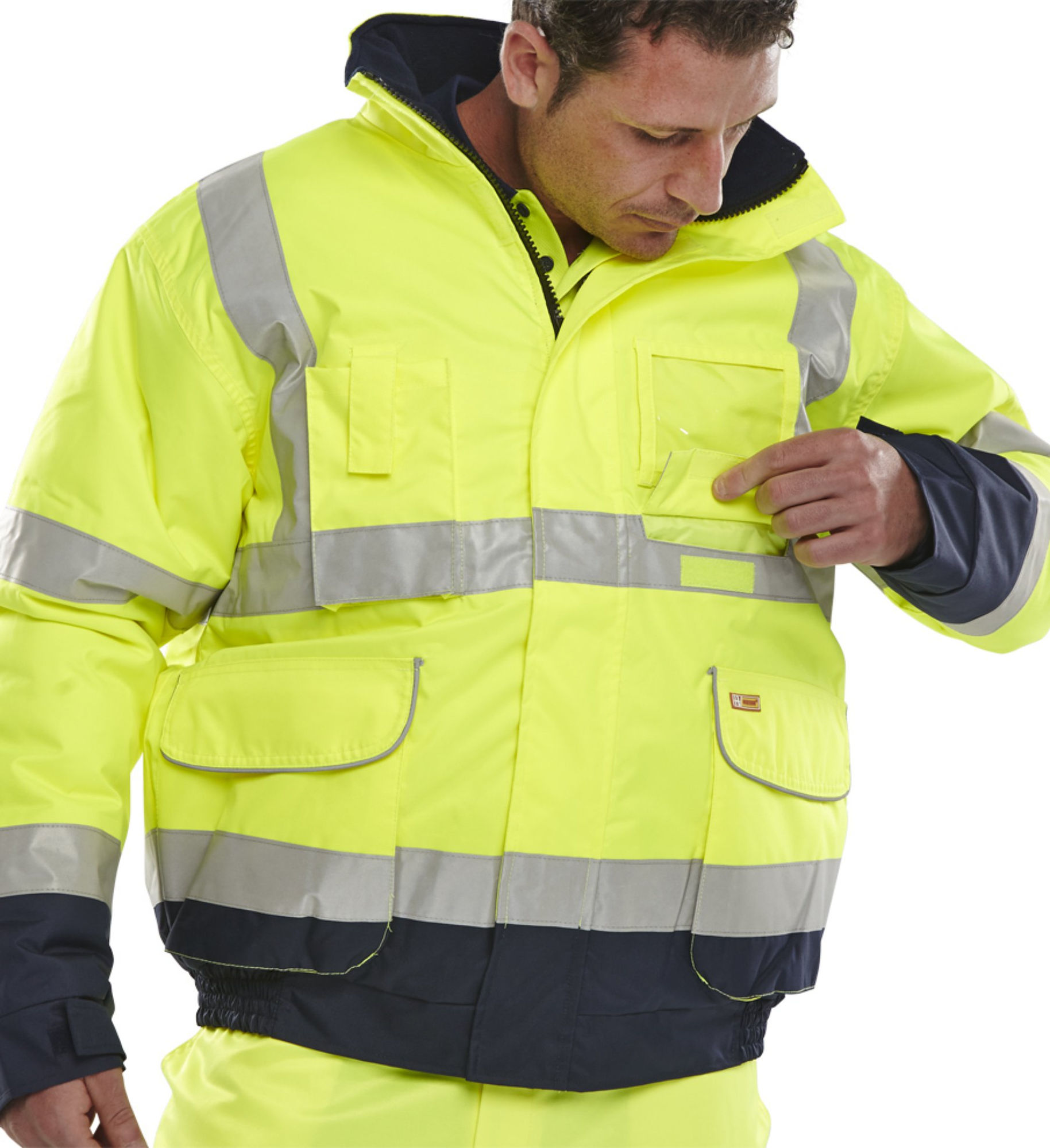 Beeswift Spd208 Saturn Yellow/Navy Bomber XS