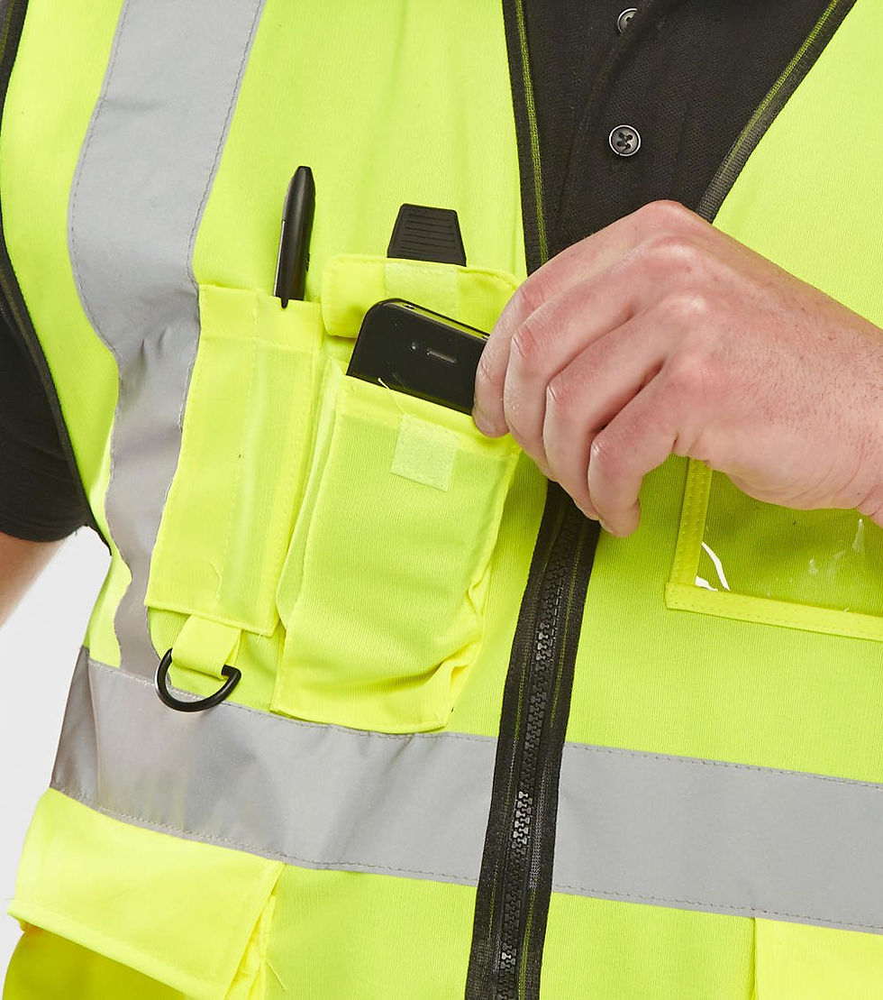 Thumbnail: Beeswift Executive Hi-Vis Waistcoat Saturn Yellow M