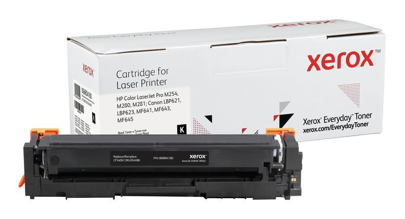 Xerox Everyday Toner HP CF540X 203X/Canon 054HBK Black Toner 006R04180