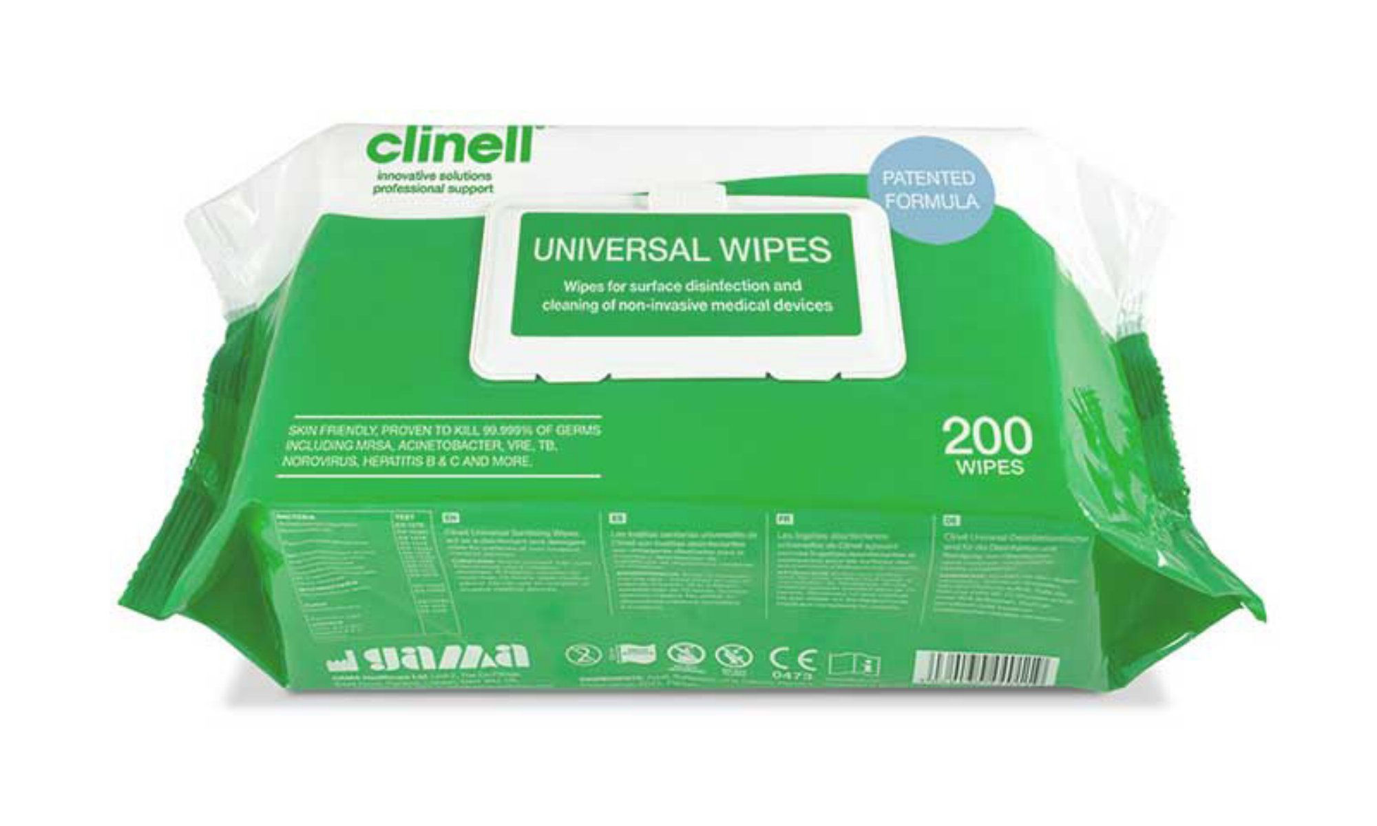 Clinell Universal Wipes (Box of 200)