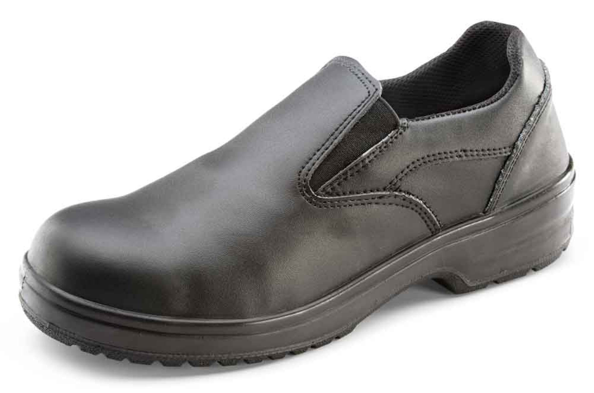 Beeswift Ladies Slip On Shoe Black 36/03