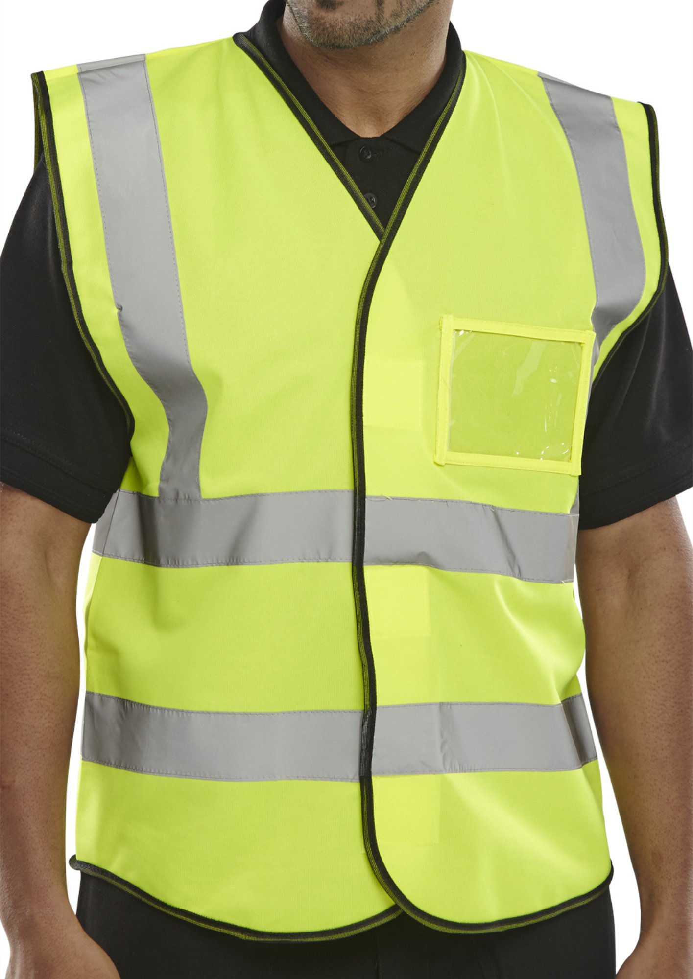 Beeswift Hi-Vis Id Vest En20471 Saturn Yellow 3XL