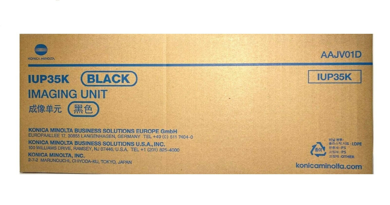 OEM Konica Minolta AAJV01D/IUP35K Drum Unit Black