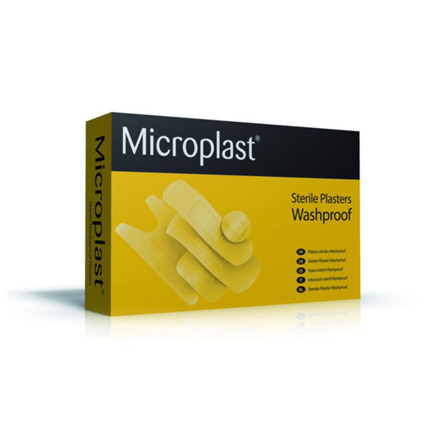 Microplast washproof spot plasters 2.2cm (box 100)