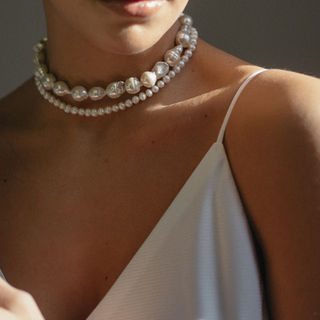 Collier en perle pour la mariée