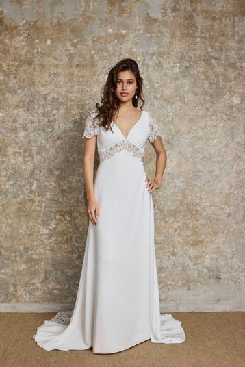Robe de mariée romantique en dentelle