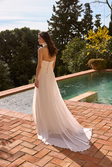 Robe emmanchure américaine