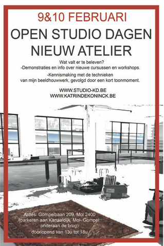 Ontdek het nieuw atelier van Katrin Dekoninck in Mol