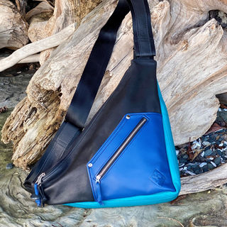 Hand made leather bags. Beautiful funky leather bags hand made on Gabriola Island.