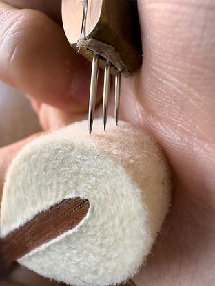 Piano hammer voicing, Voicing needles, Sutton Pianos Piano Voicing.jpg
