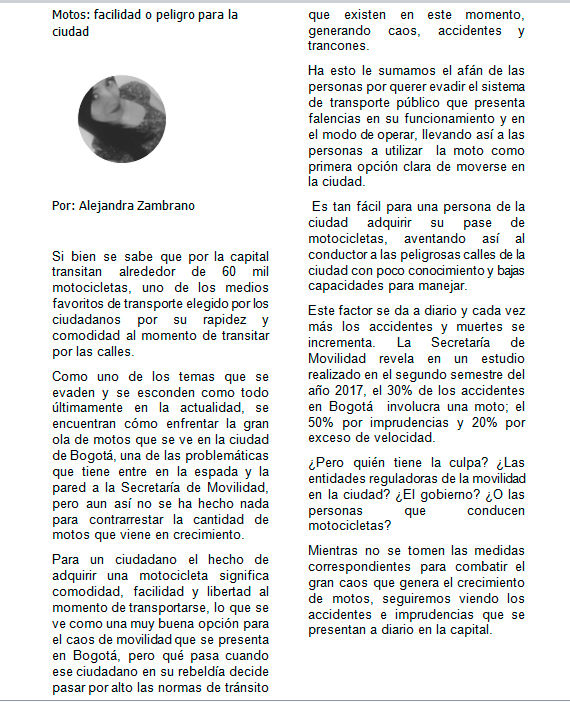 Facilidad o peligro para la ciudad