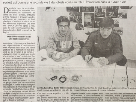 Les lycéens recyclent et récup'